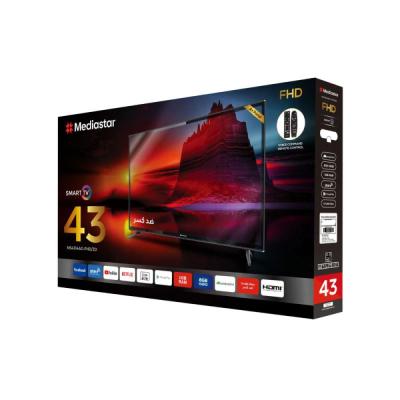 MEDIASTAR TV 43 inch ( ضد الكسر )
